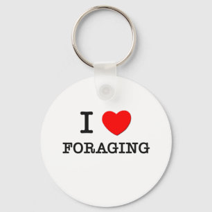 I Love Foraging Keychain