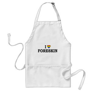I Love Foreskin Standard Apron