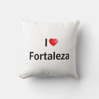 I love Fortaleza Throw Pillow