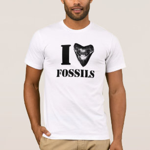 I LOVE FOSSILS Megalodon T-Shirt