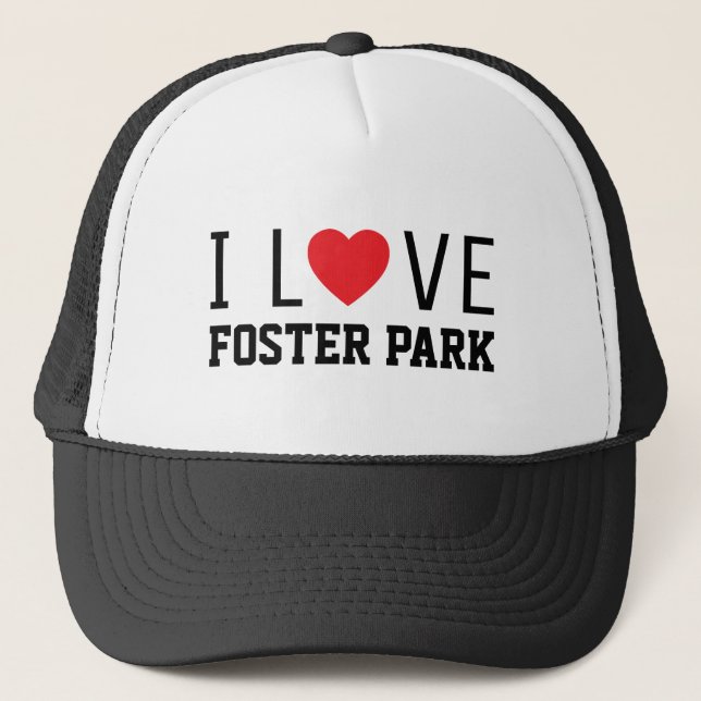 I Love Foster Park™ Trucker Hat (Front)