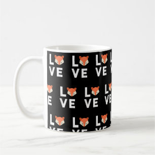 I Love Foxes Cute Fox Funny Fox Love Animal Face Coffee Mug