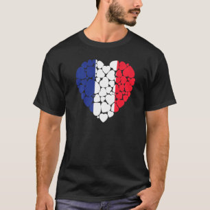 I Love France French Flag France T-Shirt