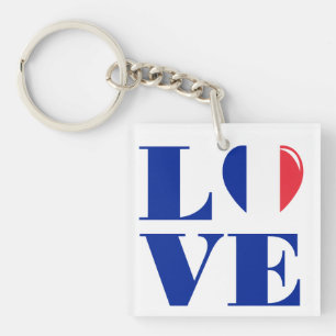 I love France Keychain