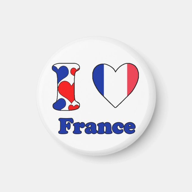 I love France magnet (Front)