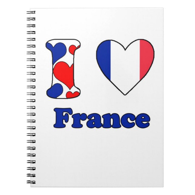 I love France Notebook (Front)