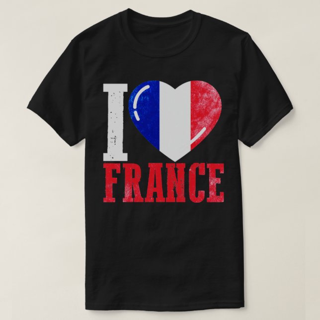 I love France T-Shirt (Design Front)