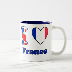 I love France Two-Tone Coffee Mug