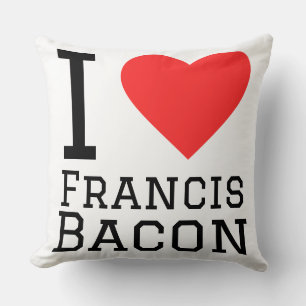 I love Francis bacon Throw Pillow
