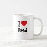 I love Fred heart T-Shirt