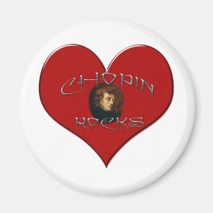 I Love Frederic Chopin Magnet