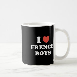 I Love French Boys Y2k Valentine Aesthetic Coffee Mug