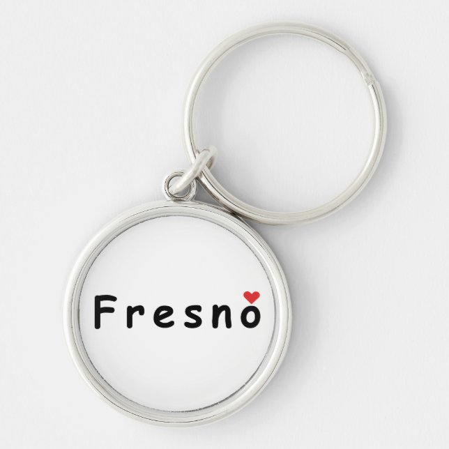 I love Fresno Keychain (Front)