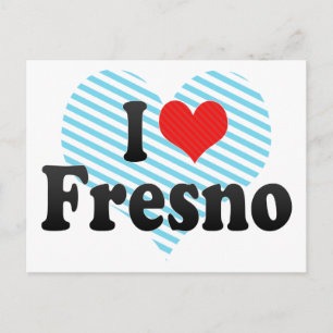 I Love Fresno Postcard