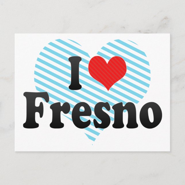 I Love Fresno Postcard (Front)