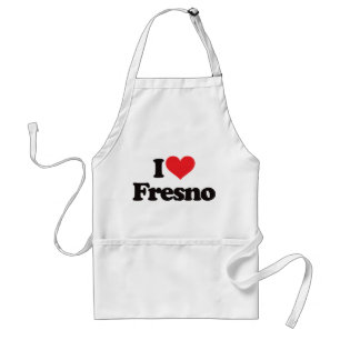 I Love Fresno Standard Apron