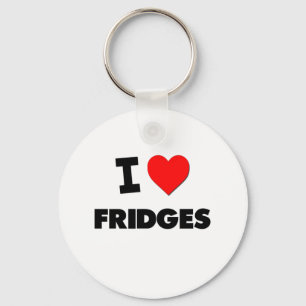 I Love Fridges Keychain