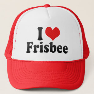 I Love Frisbee Trucker Hat