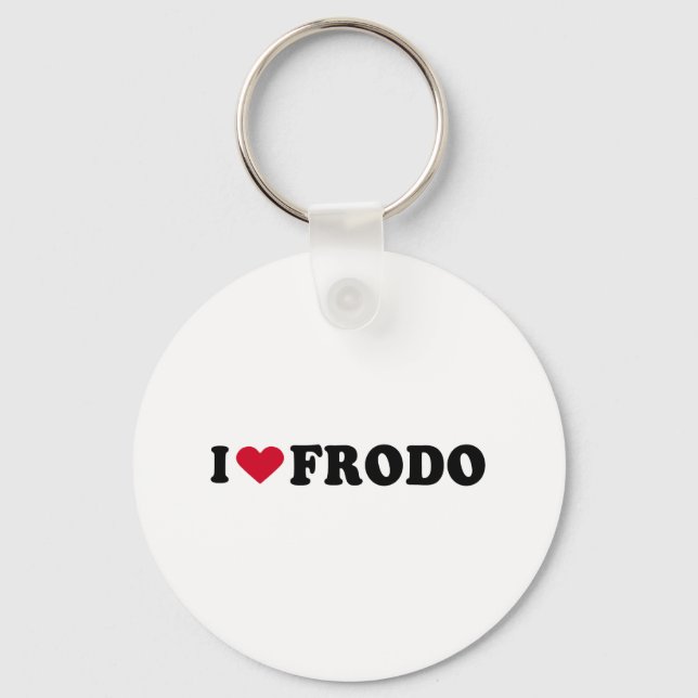 I LOVE FRODO KEYCHAIN (Front)