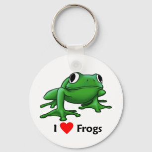 I love Frogs Keychain