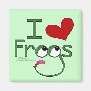 I love FROGS Magnet