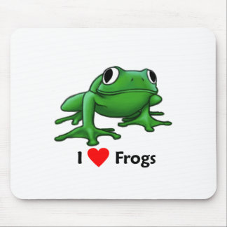 I love Frogs Mouse Pad