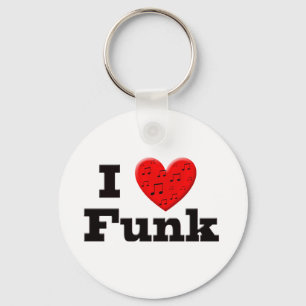 I Love Funk Keychain