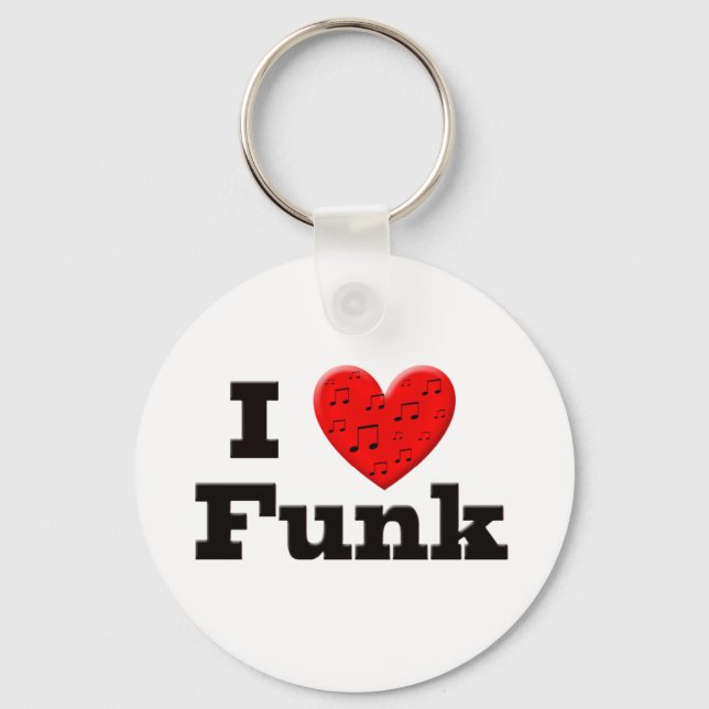 I Love Funk Keychain (Front)