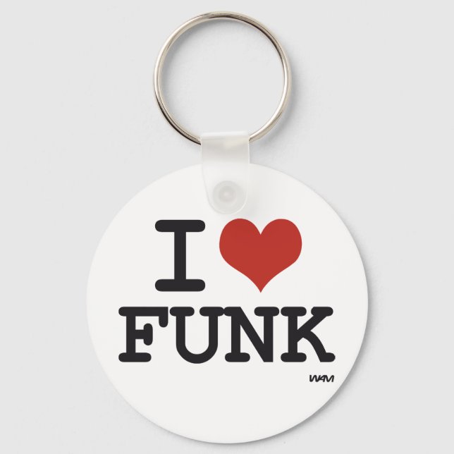 I LOVE FUNK KEYCHAIN (Front)