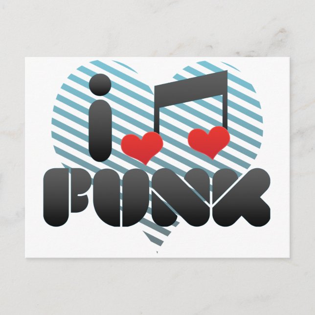 I Love Funk Postcard (Front)