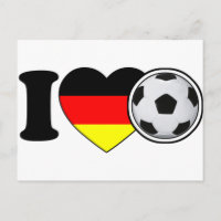 "I Love Fussball" - Mit beliebtem Deutschlandherz