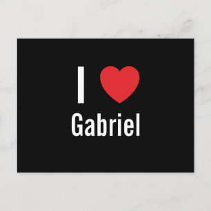 I love Gabriel Postcard