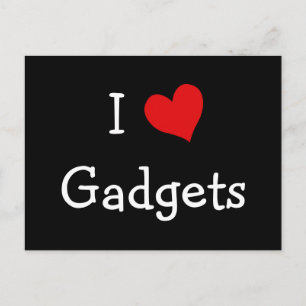 I Love Gadgets Postcard