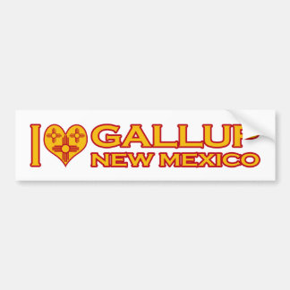 I Love Gallup, NM Bumper Sticker