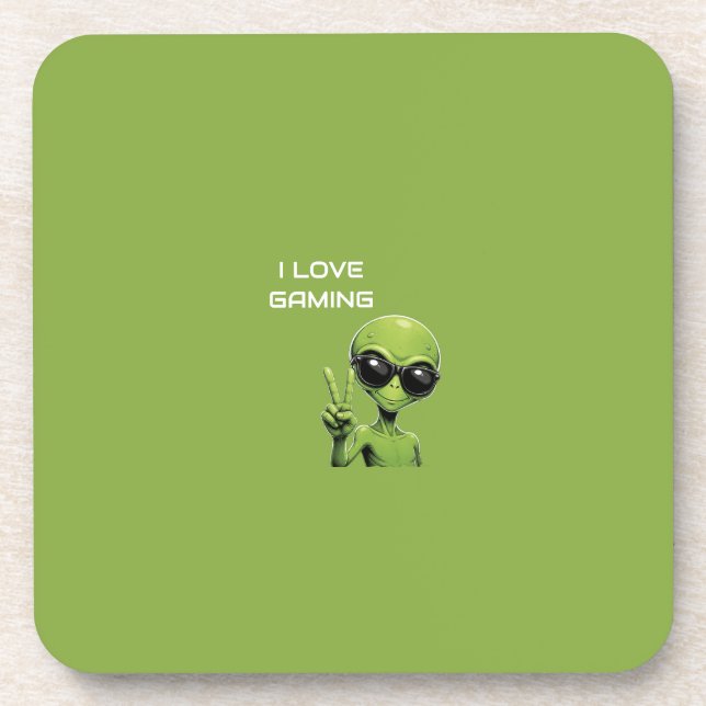 I love gaming coaster (Front)