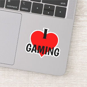 I Love Gaming Stickers - Stickers Gamer