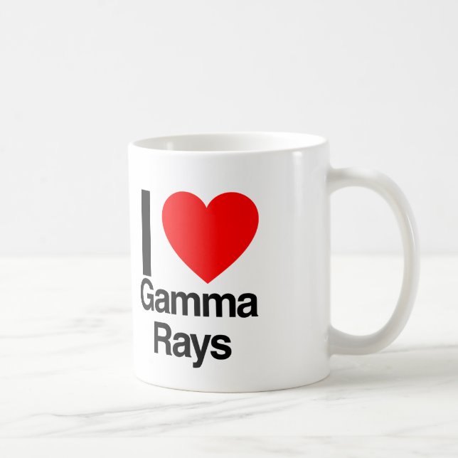 i love gamma rays coffee mug (Right)