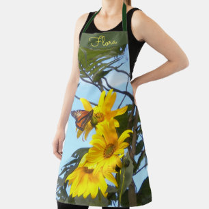 I love Gardening- Floral and Butterfly IV Apron