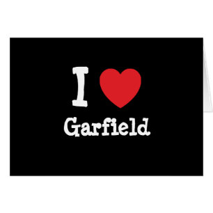 I love Garfield heart custom personalized