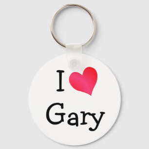 I Love Gary Keychain