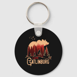 I Love Gatlinburg Tennessee Keychain