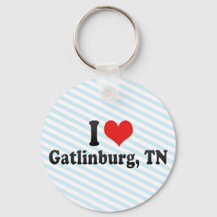 I Love Gatlinburg, TN Keychain
