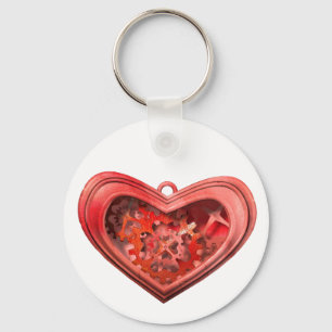 I love gears keychain