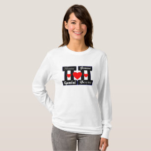 ♊★😍I Love Gemini-Best-Zodiac Sign Fab Longsleeve T-Shirt