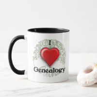 I love Genealogy Custom Mug