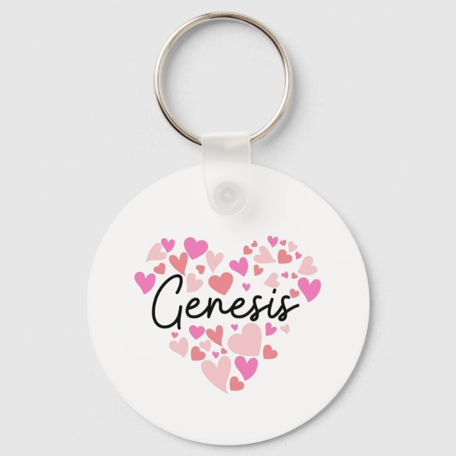 I love Genesis Keychain (Front)