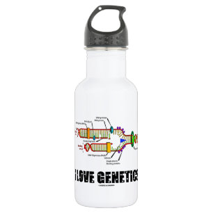 I Love Genetics (DNA Replication) 532 Ml Water Bottle
