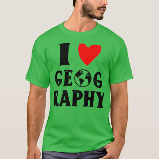 I Love Geography 9  T-Shirt