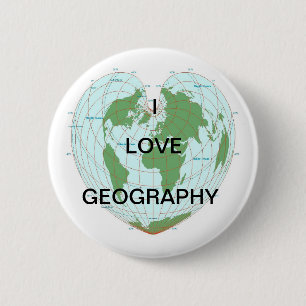 I LOVE GEOGRAPHY button