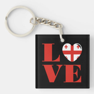 I love Georgia Keychain
